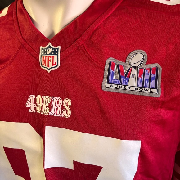 New mens large authentic Nike San Francisco 49ers Nick Bosa jersey Super Bowl 58 - Picture 2 of 8